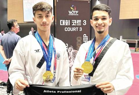 Atletas de Atibaia conquistam título mundial de Taekwondo na Coreia do Sul