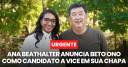 Ana Beathalter anuncia Beto Ono como candidato a vice em sua chapa​